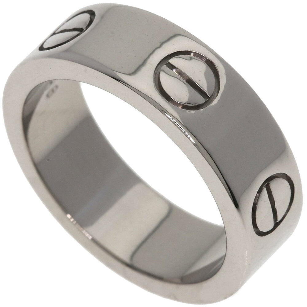 Cartier Love Ring #48, 18K White Gold, Women's Ring, CARTIER